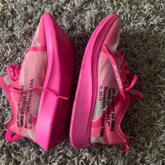 Shoes - Nike Zoom Fly Off White Pink